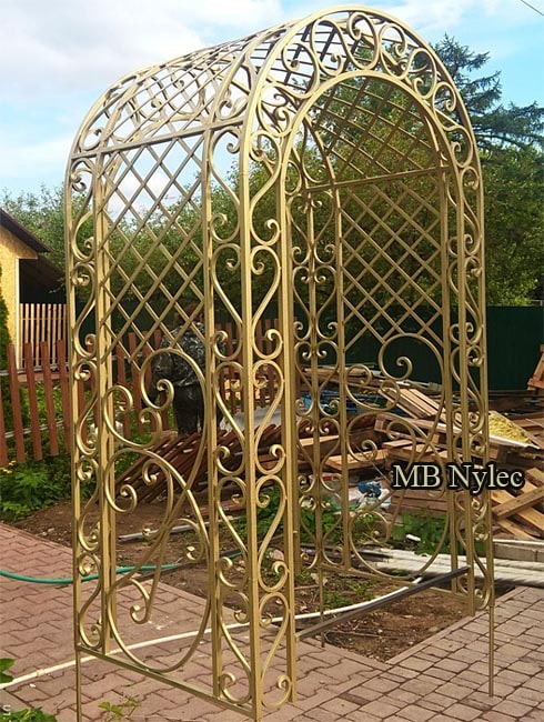 Klassisk smedet havepergola (AP 5)