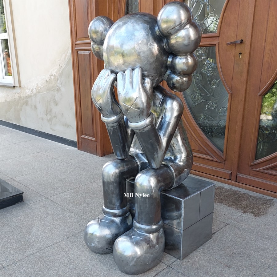 Passing-Through skulptur i stål – billede 2