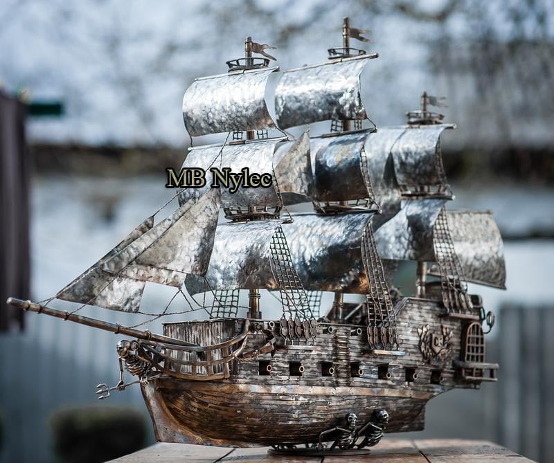 Piratskib Ranger i rustfrit stål – billede 2