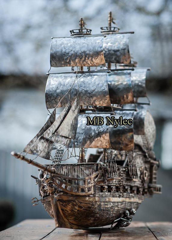 Piratskib Ranger i rustfrit stål – billede 6