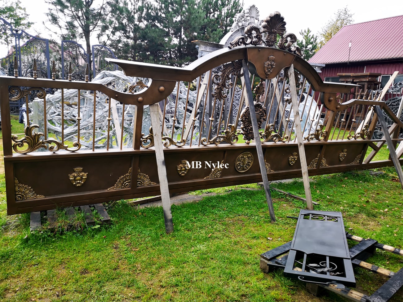 Unik orientalsk skydeport – billede 2