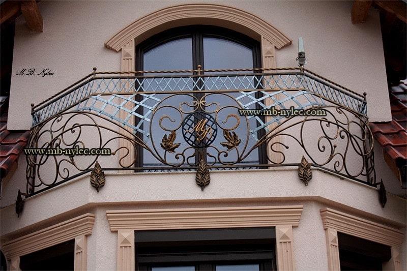 Balkongeländer mit Initialen – 2