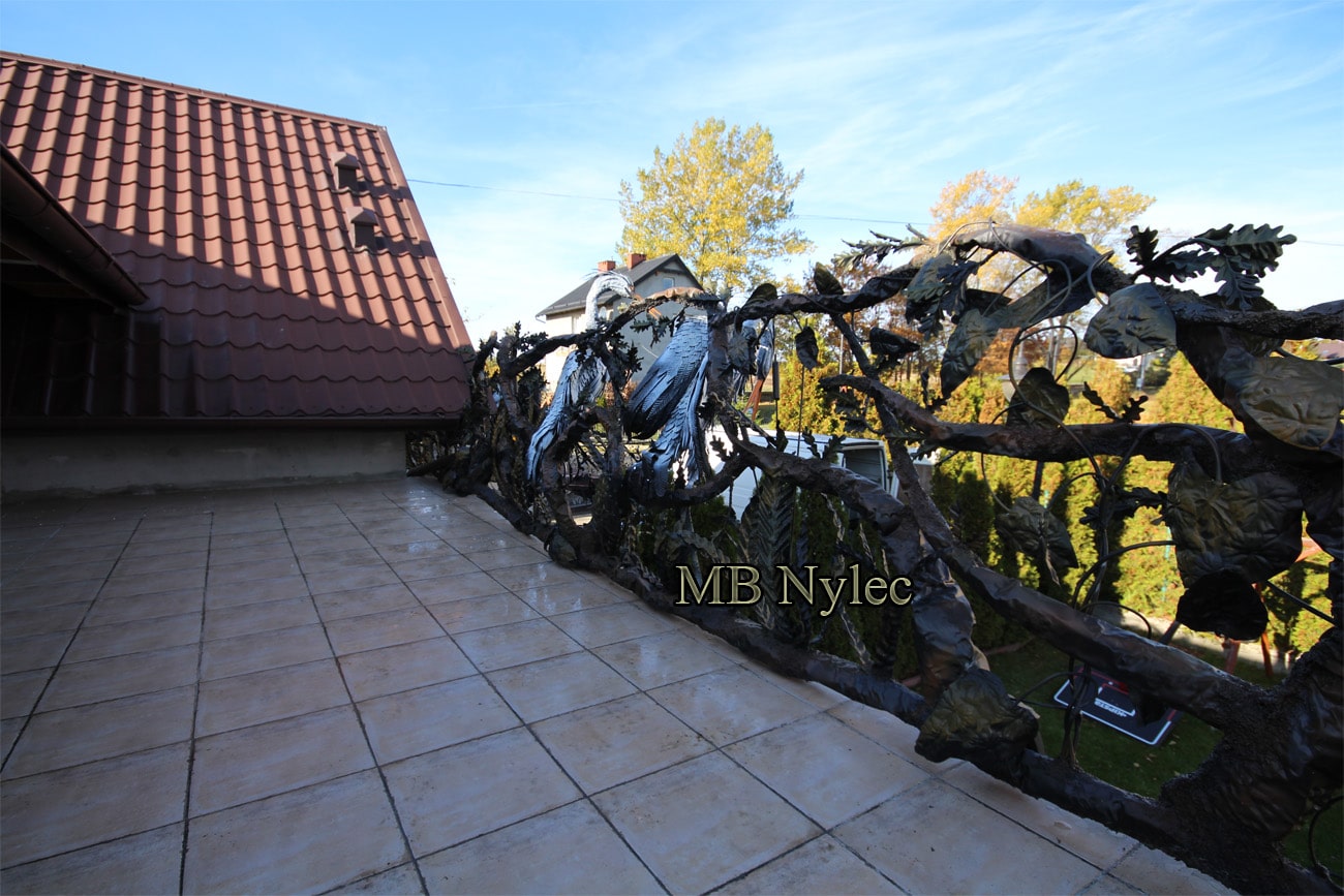 Design-Geländer mit Reihern – 11
