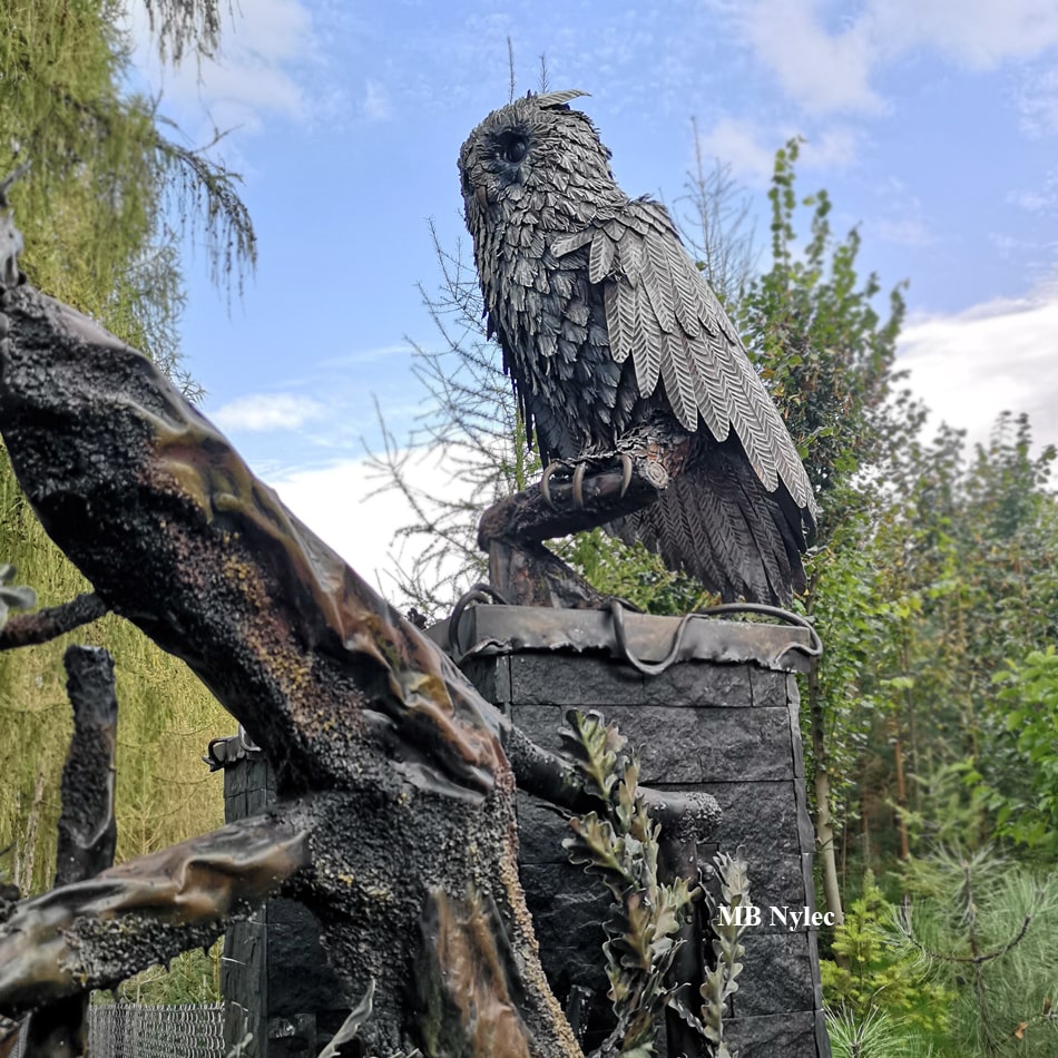 Eule – Metallskulptur – 4
