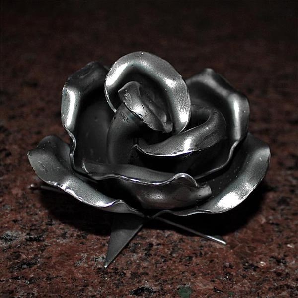 Geschmiedete Stahlrose Ø 80 mm – 1