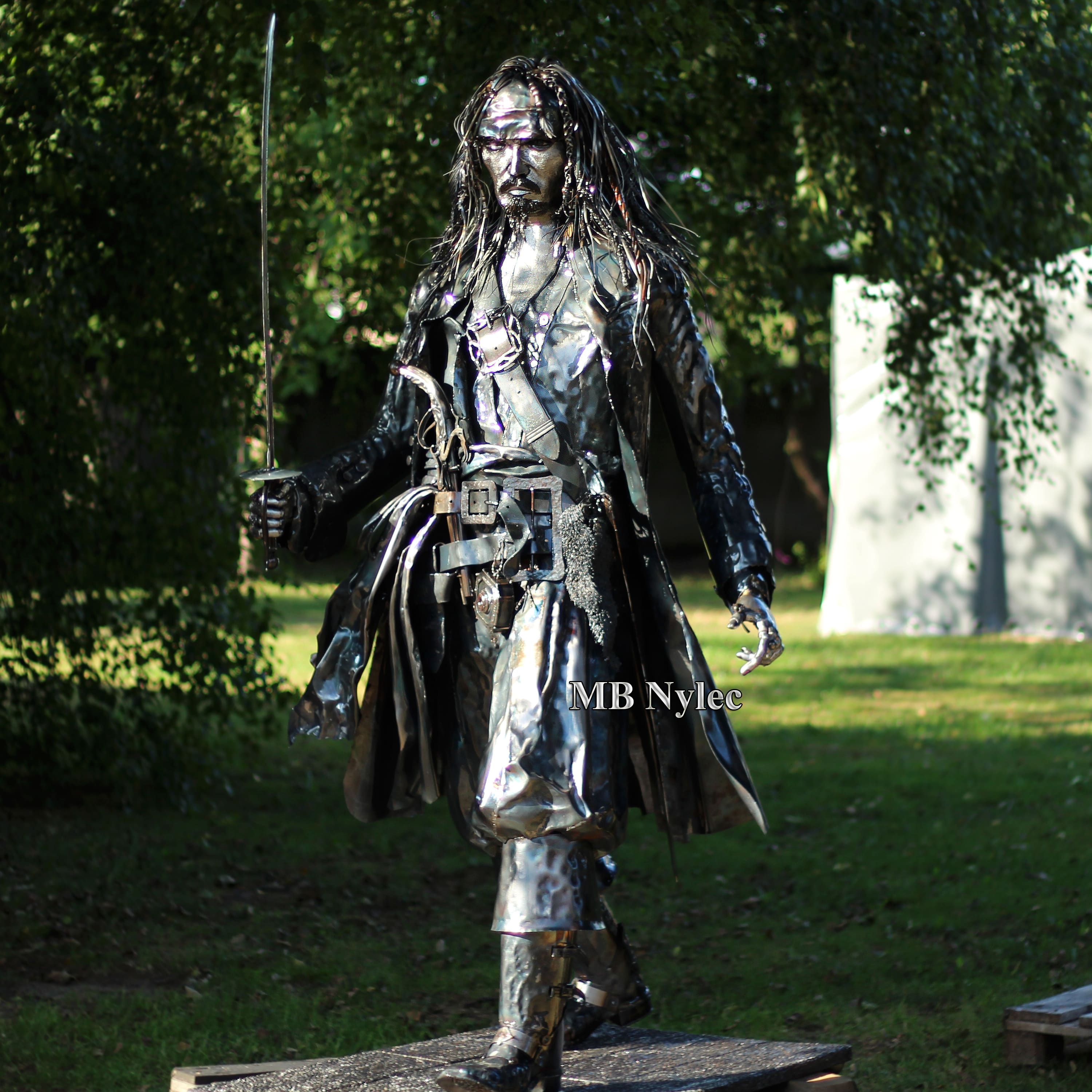 Jack Sparrow – Piratenkapitän aus Stahl, 220 cm – 4