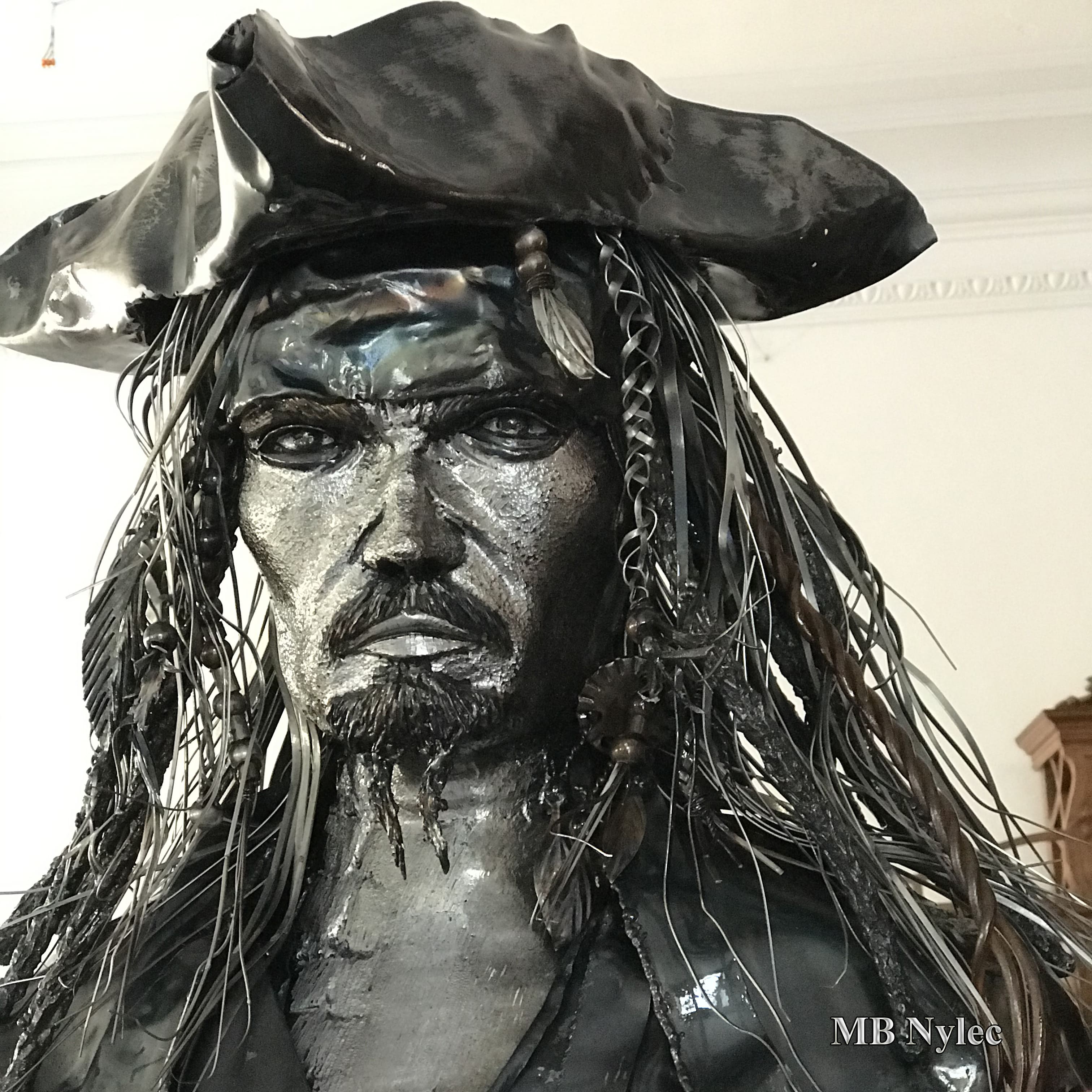 Jack Sparrow – Piratenkapitän aus Stahl, 220 cm – 7