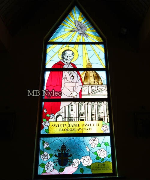 Kirchenfenster Johannes Paul II. WK 1