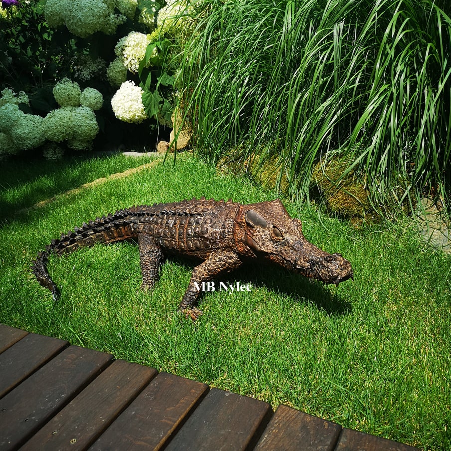 Krokodil – Stahlskulptur – 1