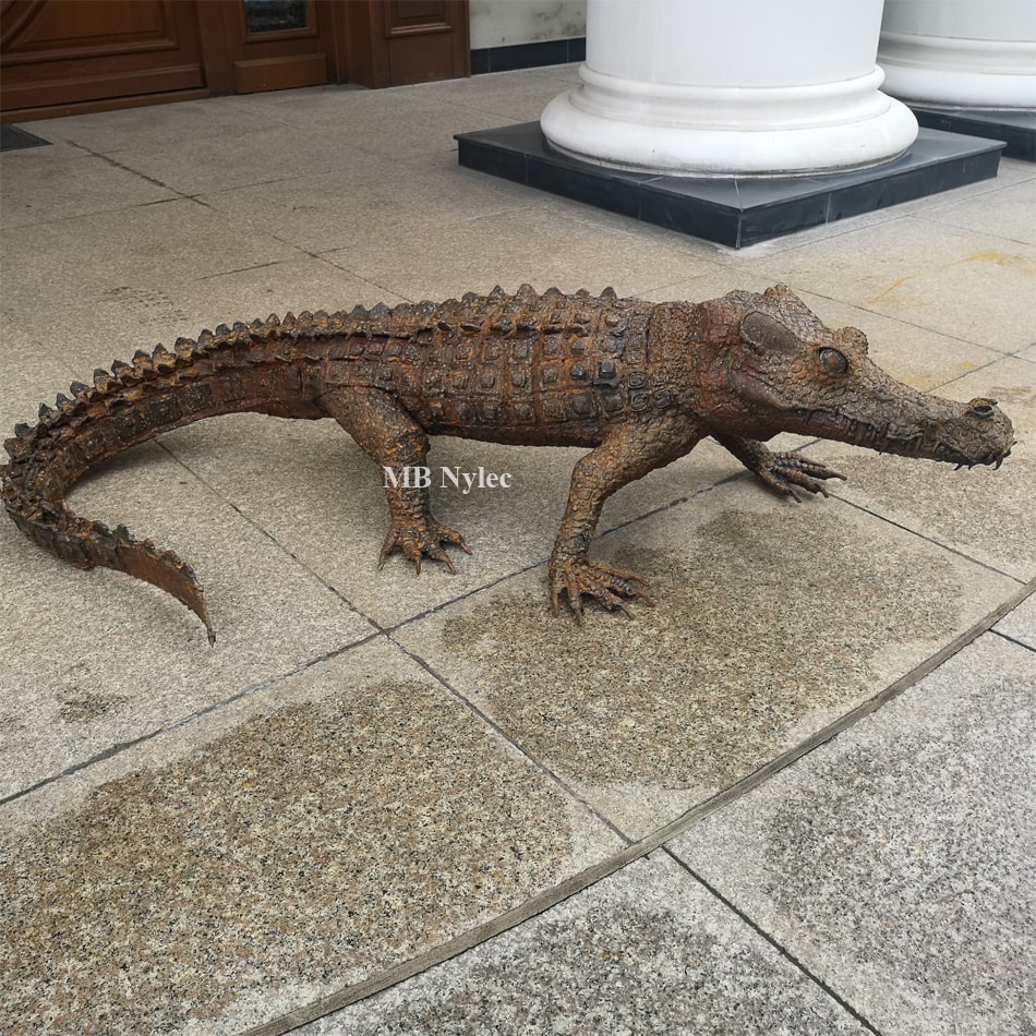Krokodil – Stahlskulptur – 2