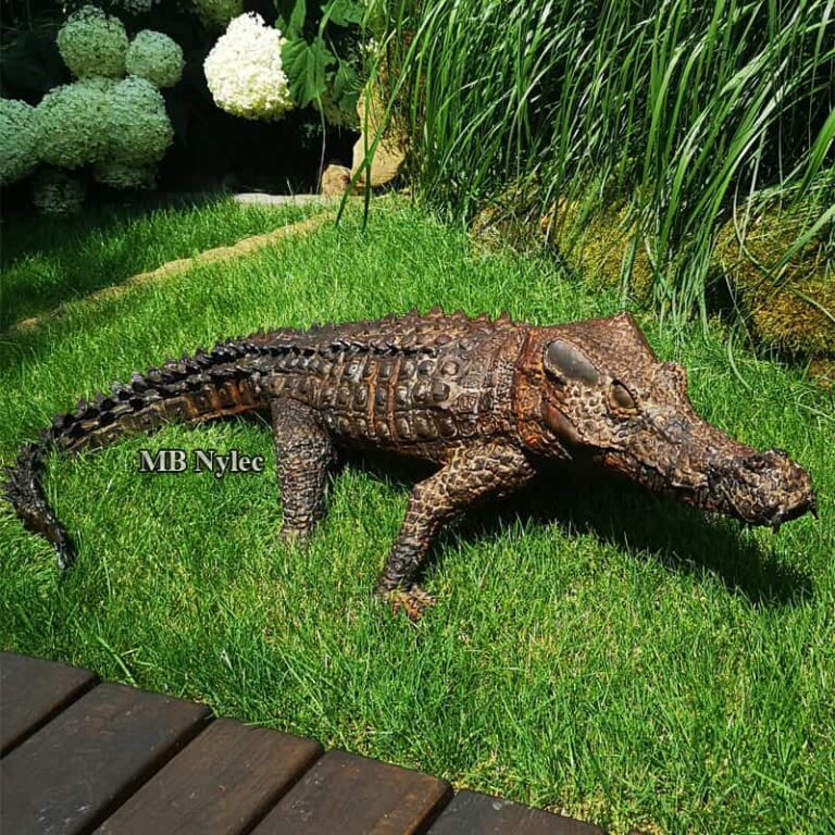 Krokodil – Stahlskulptur (Z 122)
