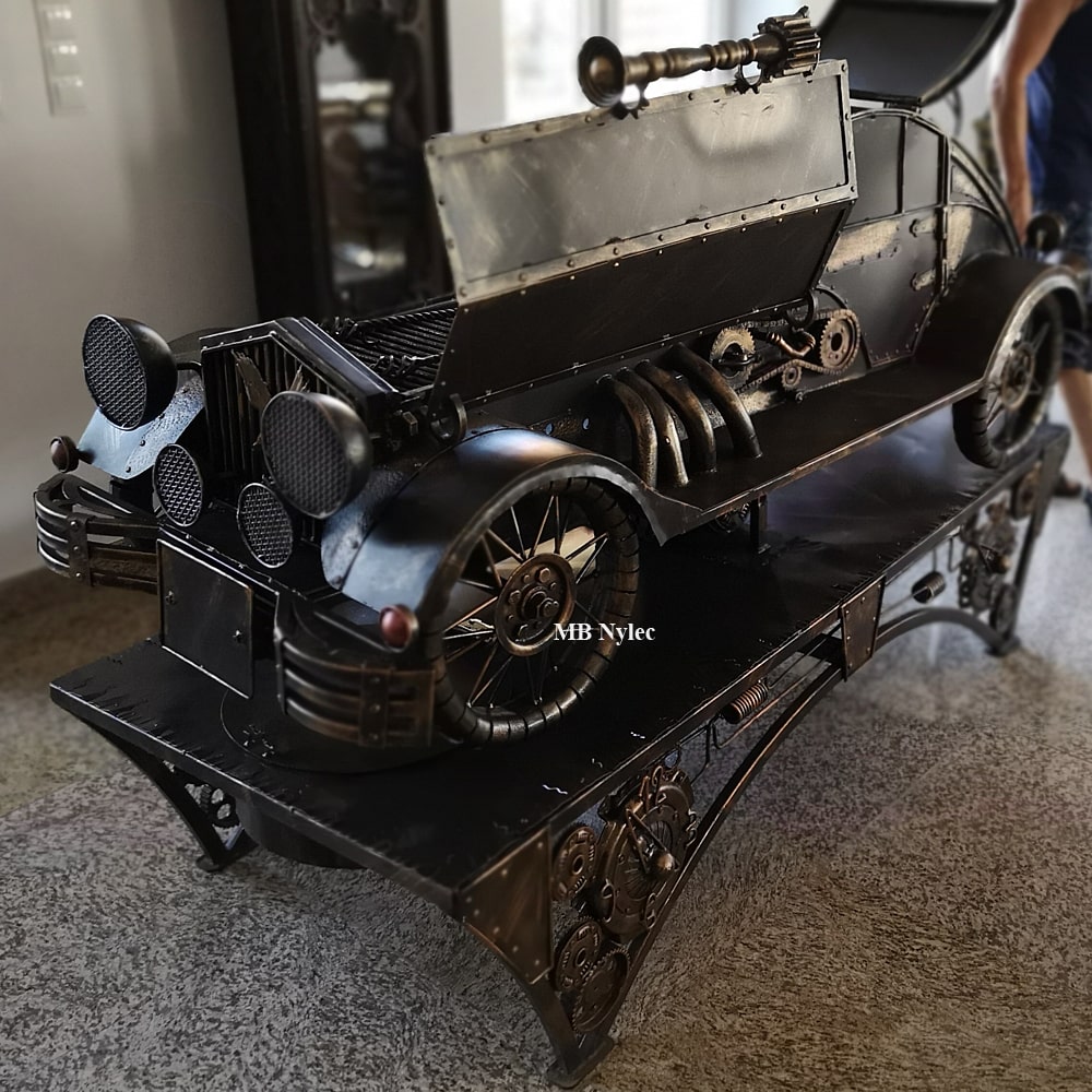 Schmiedeeiserner Grill in Autoform – 4
