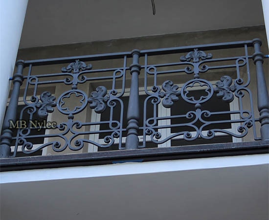 Sehr massives Herrenhaus- und Schlossgeländer – 3