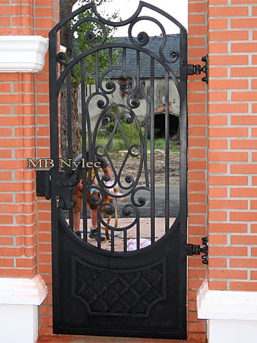 Traditionelle schmiedeeiserne Pforte (Variante a) BP 16 F-A