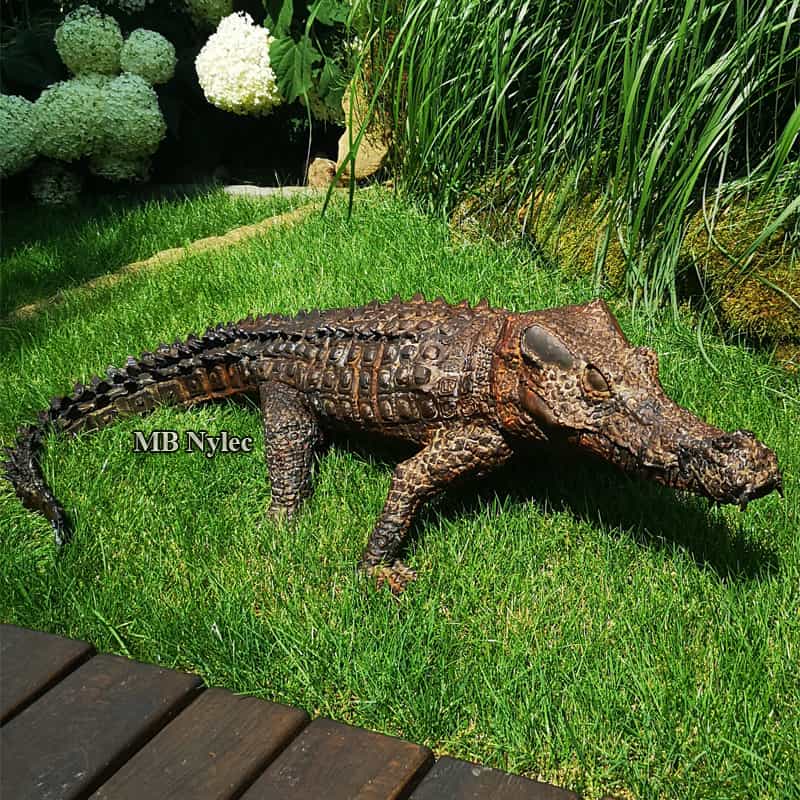 Krokodille – stålskulptur (Z 122)