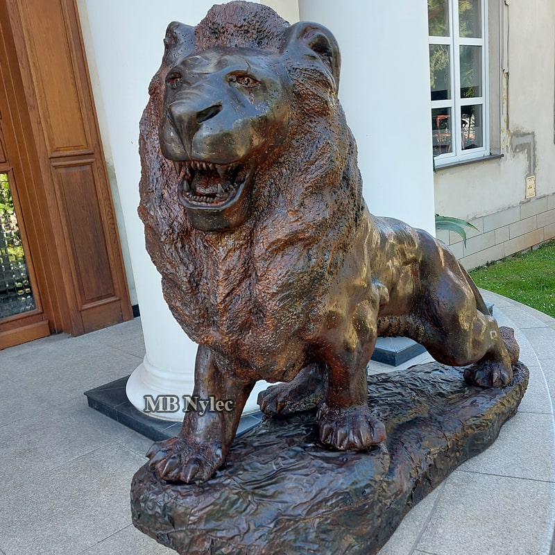 Løve – hageskulptur i stål – 1