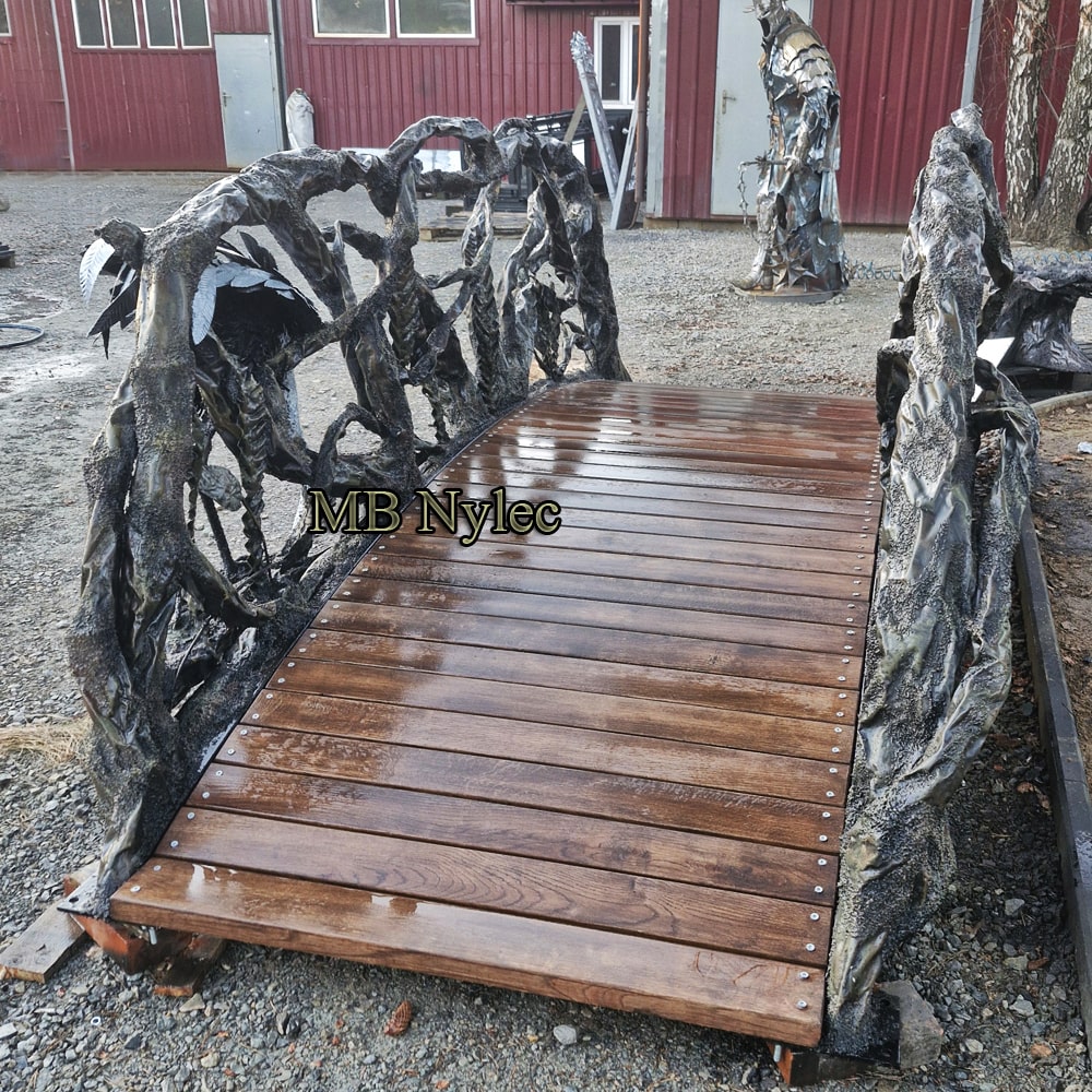 Metallrekkverk til hagebro – 3