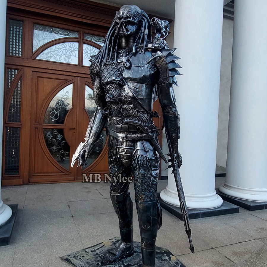 Predator – metallskulptur i naturlig størrelse – 4