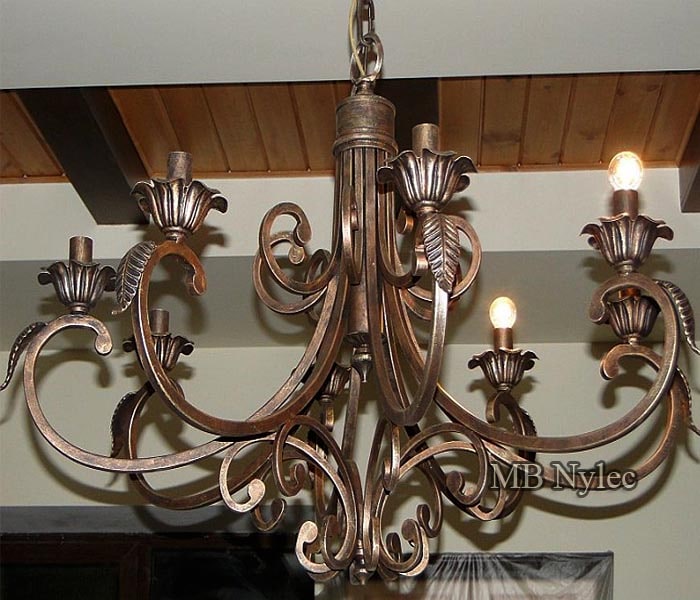 Smidd hengende taklampe WW 37