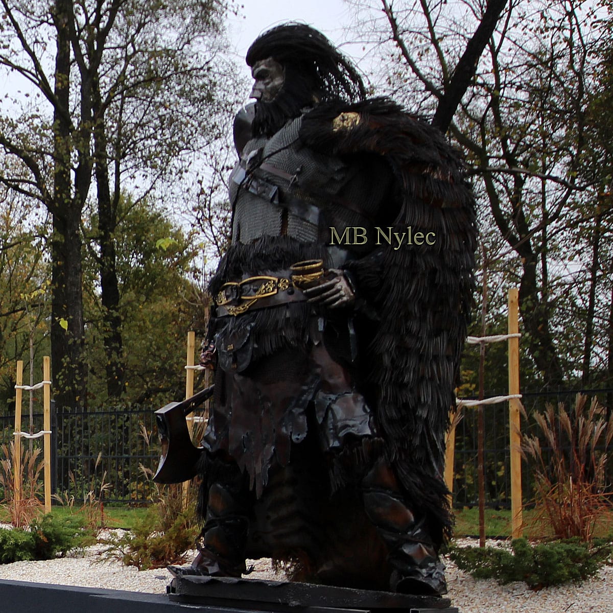 Viking – kjempefigur i stål, 330 cm – 5