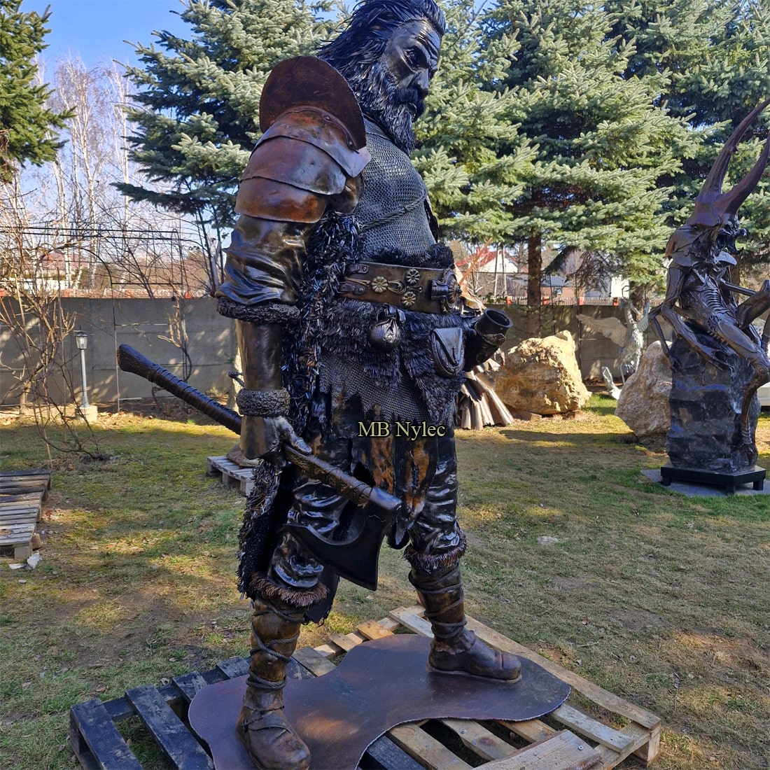 Viking – realistisk kjempeskulptur – 6