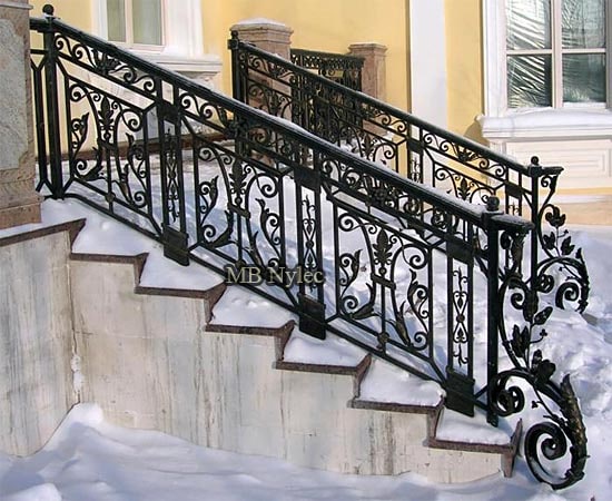 Elegant räcke i herrgårdsstil BA 24