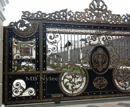 Exklusiv orientalisk slottsskjutgrind BP 128