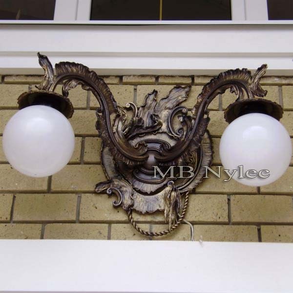 Konstsmidd vägglampa i stål OGD 3