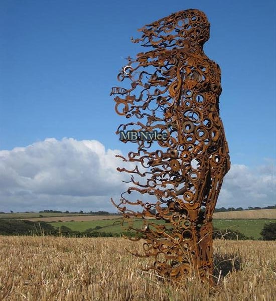 Monument och staty i stål kugghjul Z 93