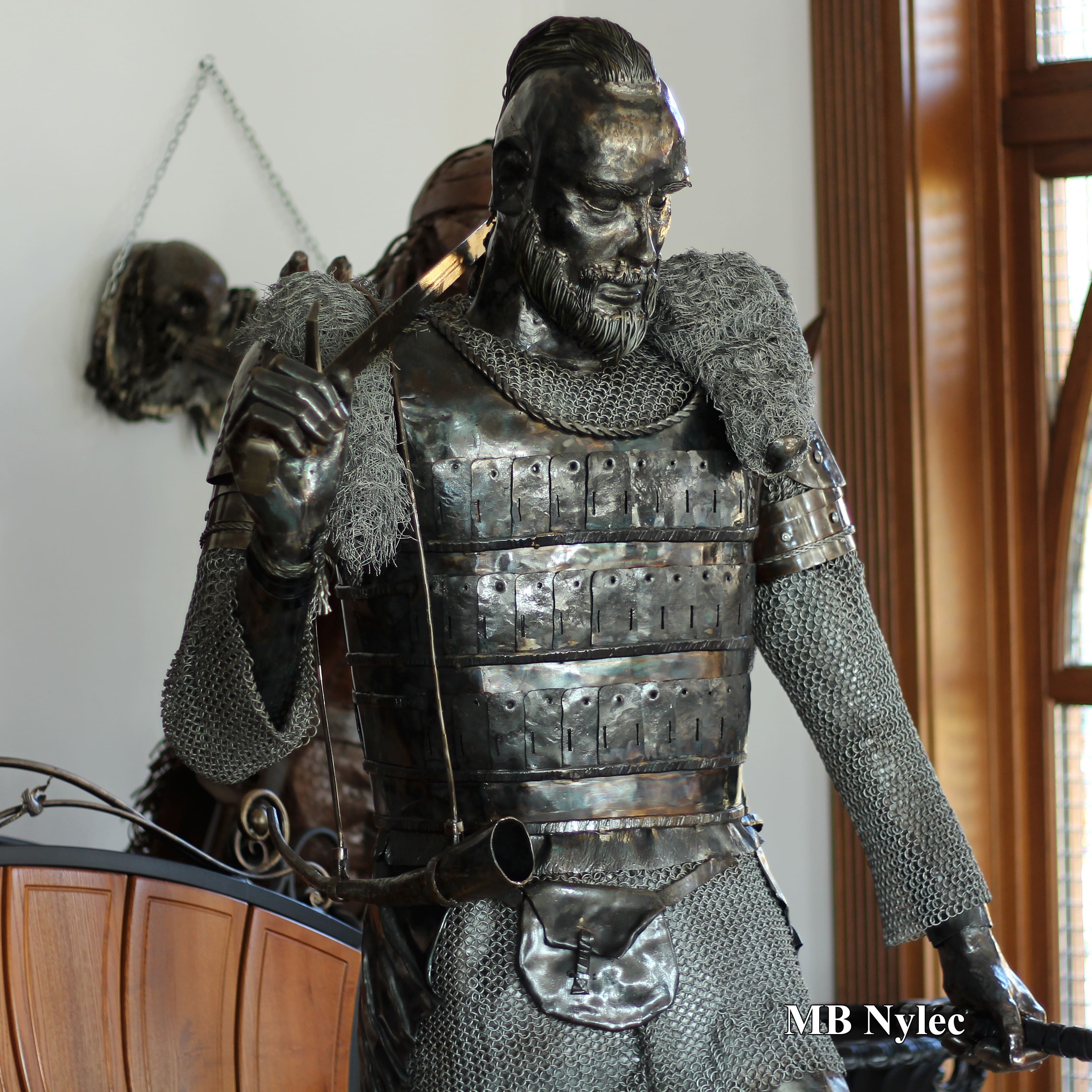 Ragnar Lodbrok vikingakung i stål – bild 4