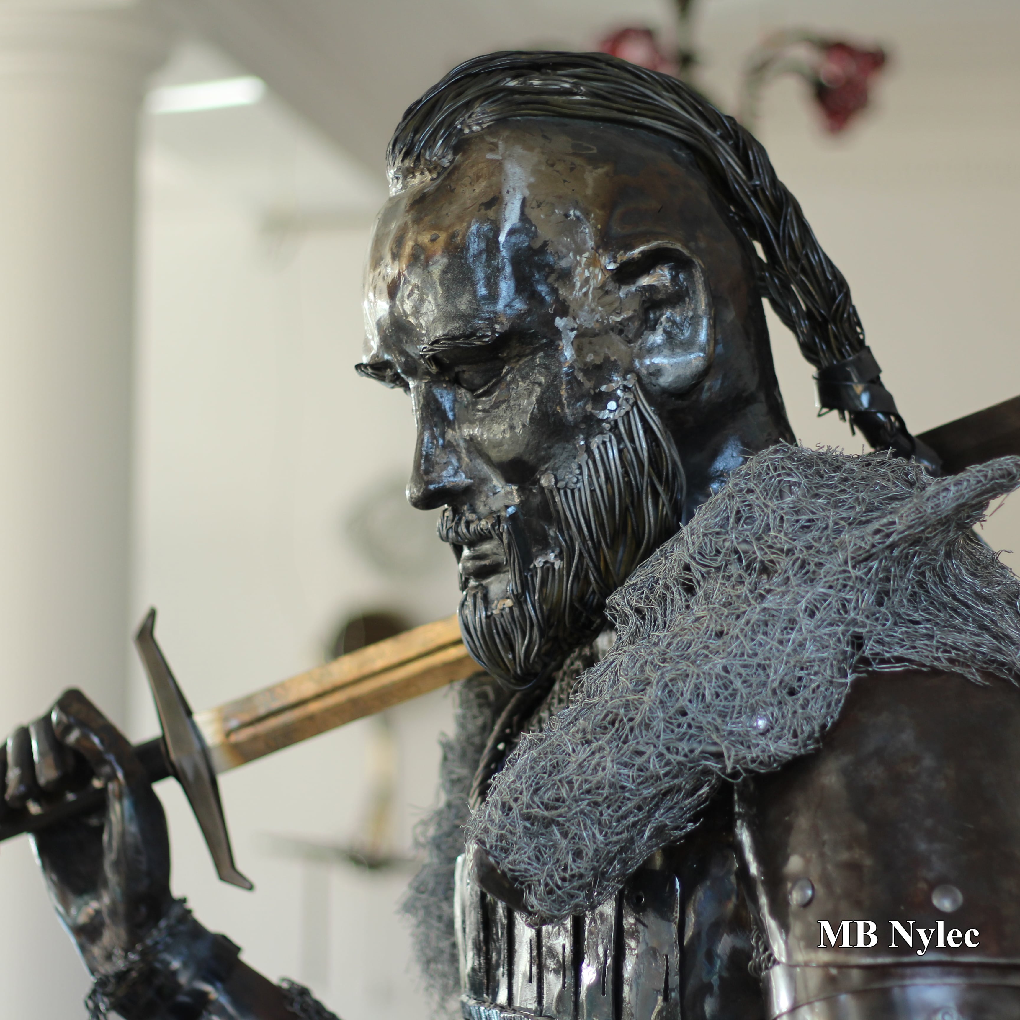 Ragnar Lodbrok vikingakung i stål – bild 6
