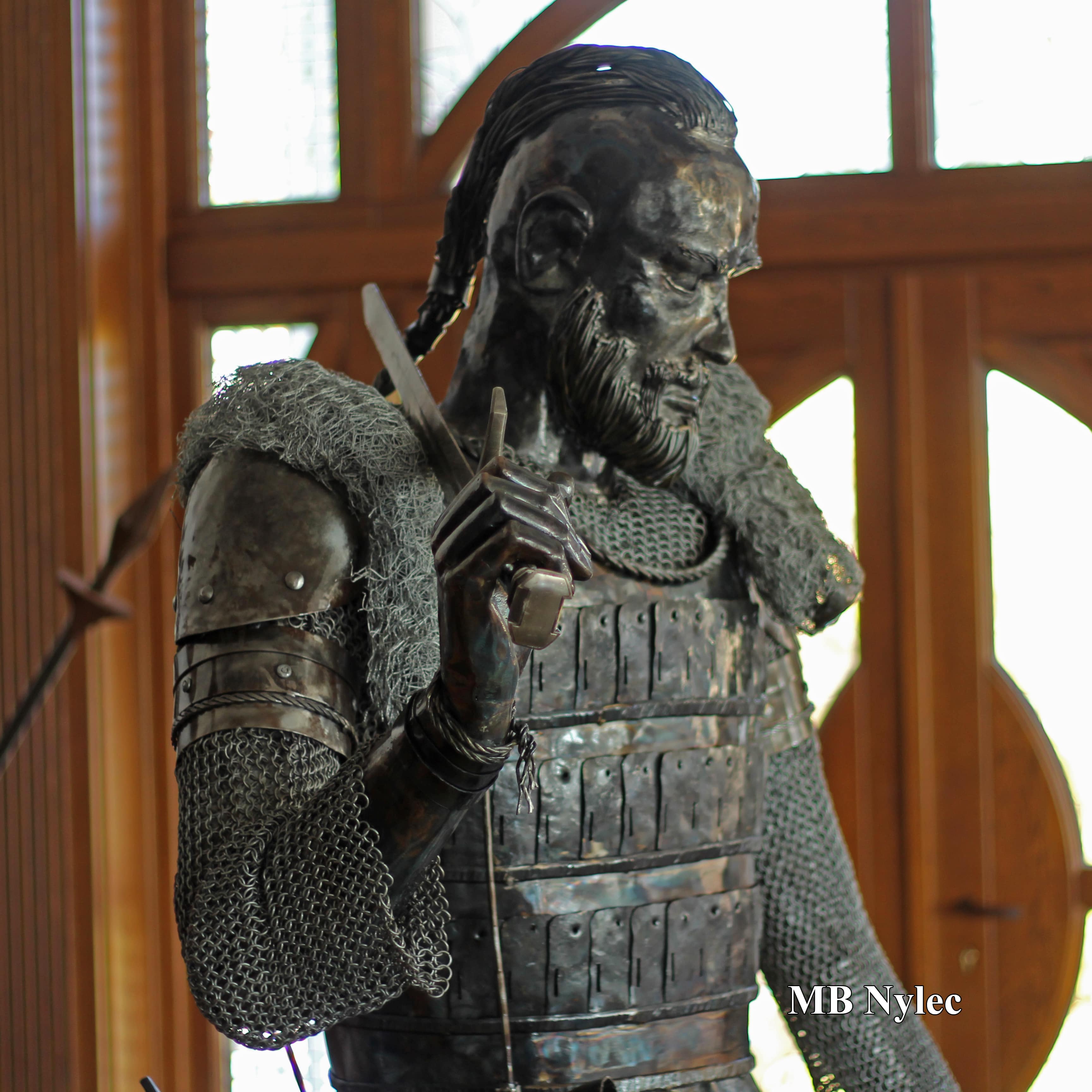 Ragnar Lodbrok vikingakung i stål – bild 8