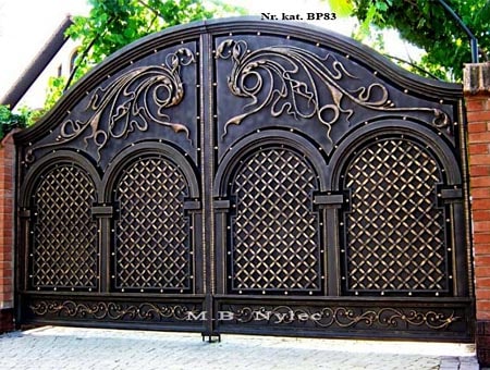 Elegancka kuta brama pełna bp83