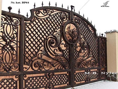brama kryta miedzią bp64