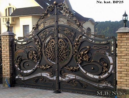 brama pełna do rezydencji bp25