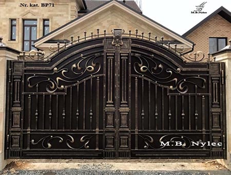 Brama kuta w stylu greckim bp71