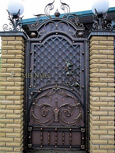 Pełna kowalska furtka wejściowa bp162 f