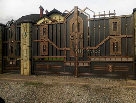 brama w stylu industrial