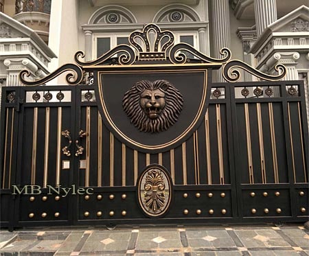 brama w stylu nowoczesno orientalnym bp136