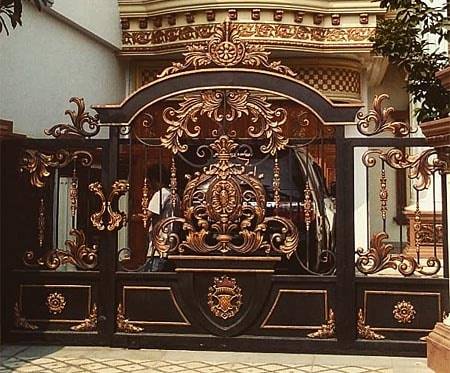 brama wjazdowa w typie orient bp134