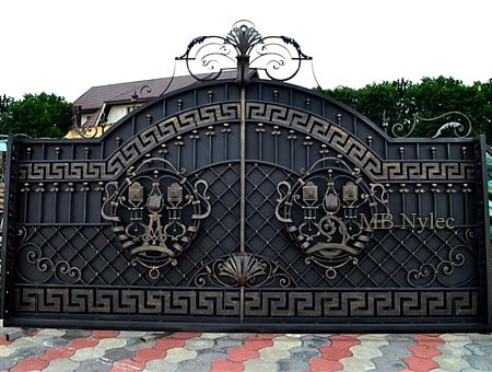 efektowna brama kuta - kowalstwo podkarpacie