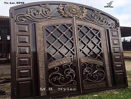 ekskluzywna brama wjazdowa bp68