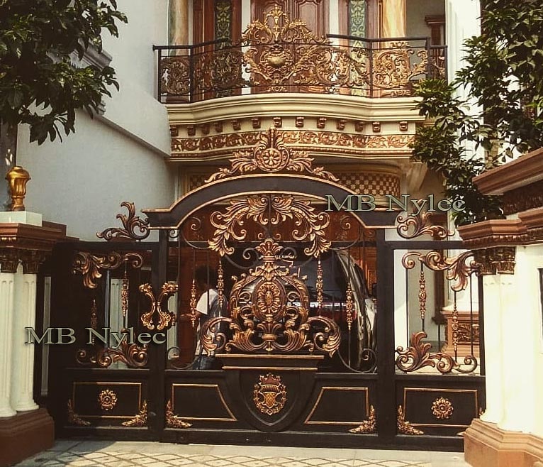 ekskluzywna brama wjazdowa w typie orient bp134
