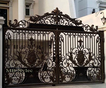 ekskluzywna kuta brama dwuskrzydłowa bp127