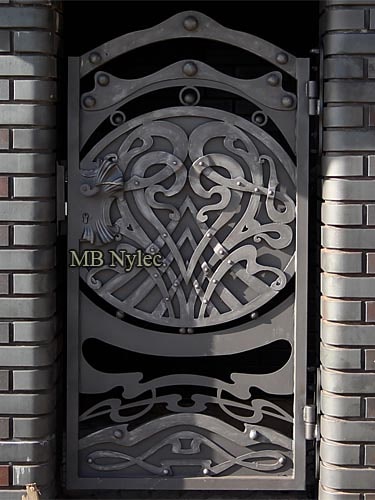 ekskluzywna nowoczesna furtka kuta bp53f