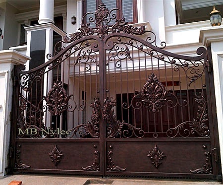 elegancka brama kuta a orientalnym stylu bp120