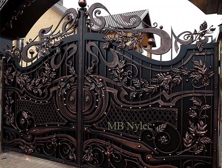 elegancka pełna brama bp166