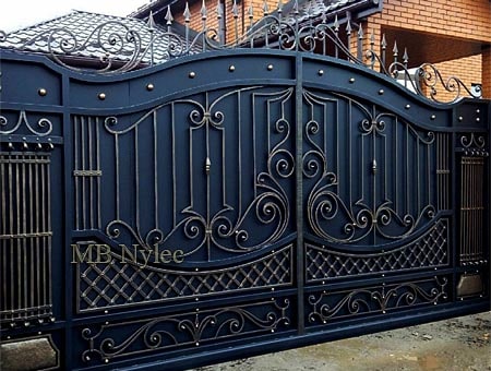 klasyczna brama wjazdowa bp175