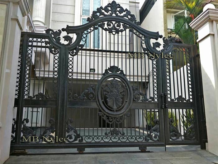 kuta ażurowa brama w stylu orientalnym bp133
