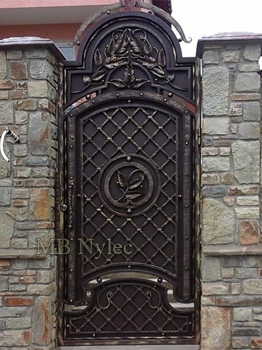 kuta pełna stalowa bramka wejściowa bp155f